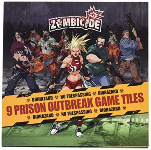 Zombicide: Season 2 - 9 Prison Outbreak Game Tiles