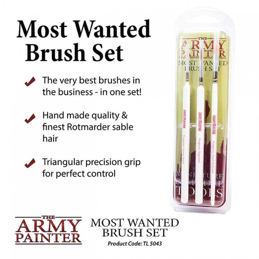Army Painter Most Wanted Brush Set (2019) – Get Your Fun On Webshop