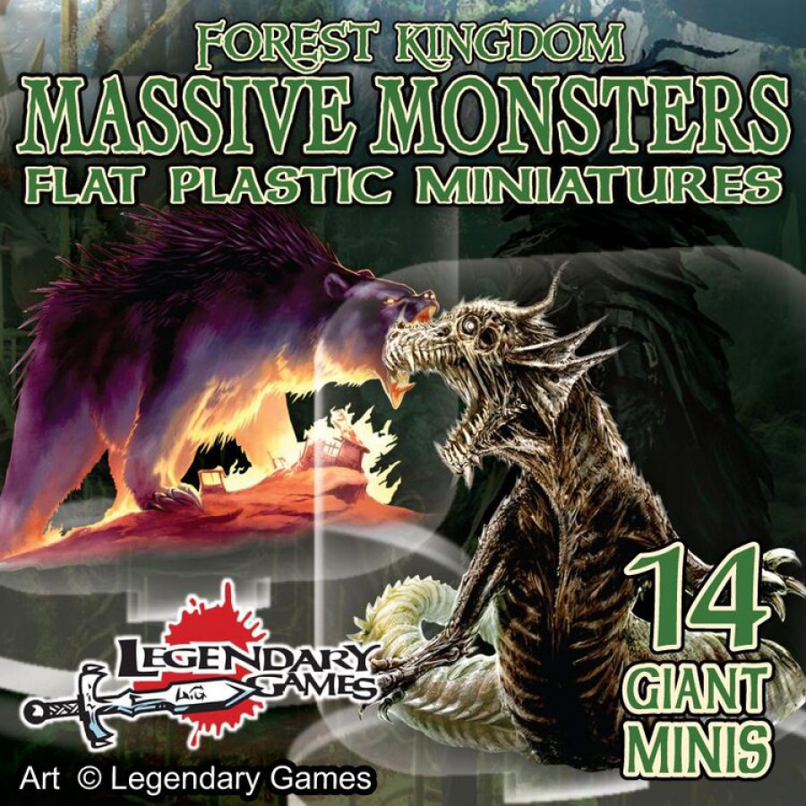 Flat Plastic Miniatures: Forest Kingdom Massive Monsters – Get Your Fun On  Webshop