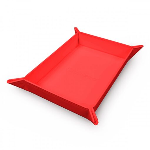 Dice Tray: Vivid Magnetic Foldable- Red