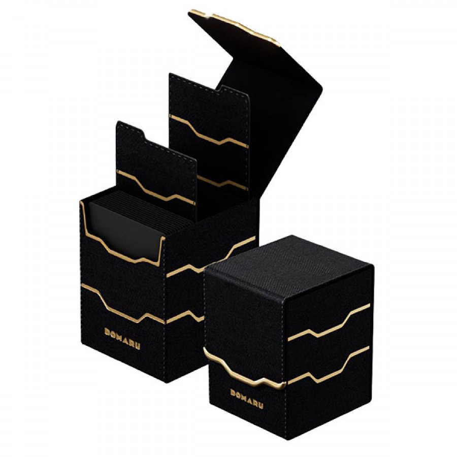 Deckbox: DOMARU Armory Vertex 100+ Top-load- Obsidian
