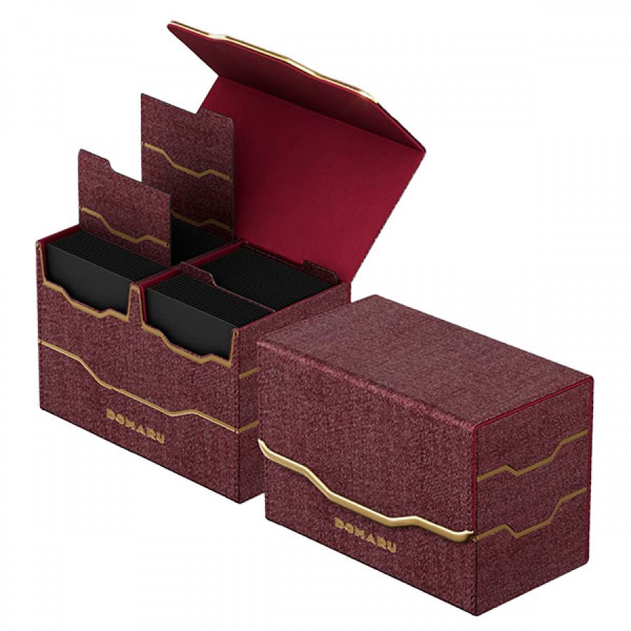 Deckbox: DOMARU Armory Vertex Duo 200+ Top-load- Carnelian