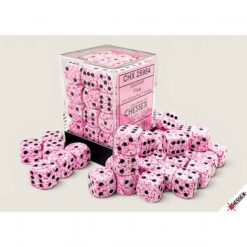 Chessex - 12mm Pink speckled 36d6 set