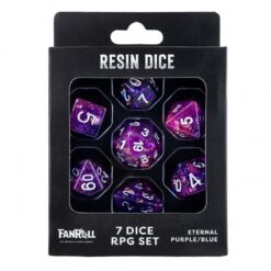 7-Die Set 16mm Resin Eternal: Purple/Black