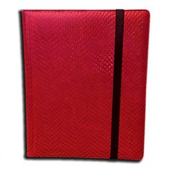 Legion Binder - 9 Pocket Dragon Hide - Red