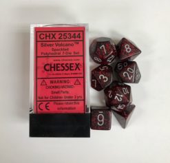 Chessex Speckled 7 Silver Volcano