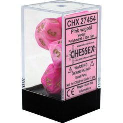 Chessex Vortex 7 Pink W/Gold