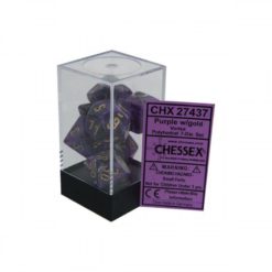 Vortex Purple / Gold 7 Dice Set