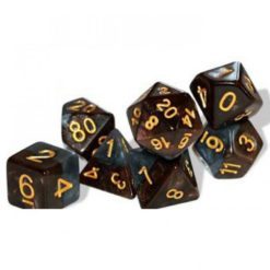 Halfsies Dice: 7 Die Polyhedral Set - Dwarf