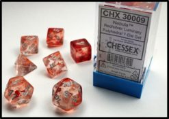 7-Die Set Nebula Luminary Red w/ Silver