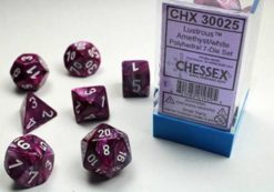 7-Die Set Lustrous Amethyst w/White