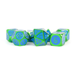 7-Die Set 16mm Digital Enamel Metal: Green/Blue