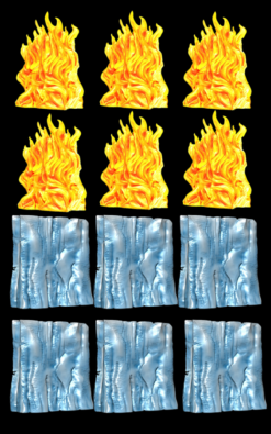 Dungeons & Dragons Spell Effects: Wall of Fire & Wall of Ice