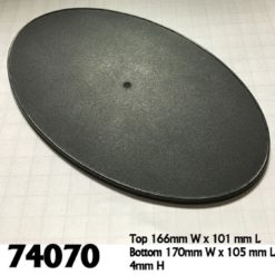 170mm X 105mm Oval Gaming Base - set of 4