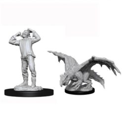 Green Dragon Wyrmling & Afflicted Elf