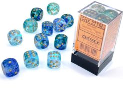 16mm d6 Nebula Luminary: Oceanic/gold