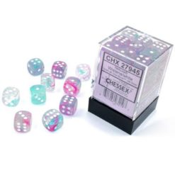12mm d6 Nebula Luminary: Wisteria/white