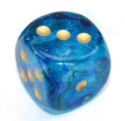 30mm d6 Nebula Luminary: Oceanic/gold