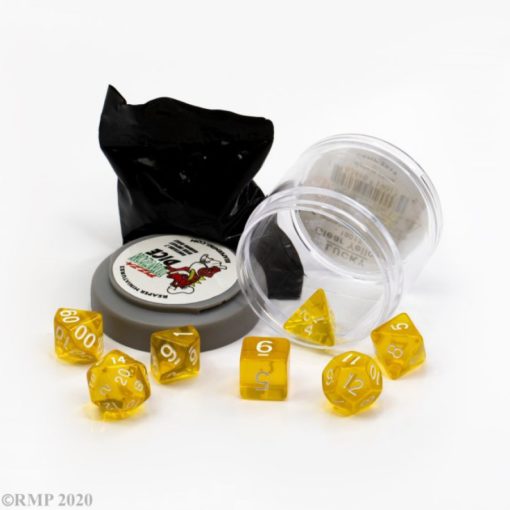 Pizza Dice - Lucky Dice - Clear Yellow