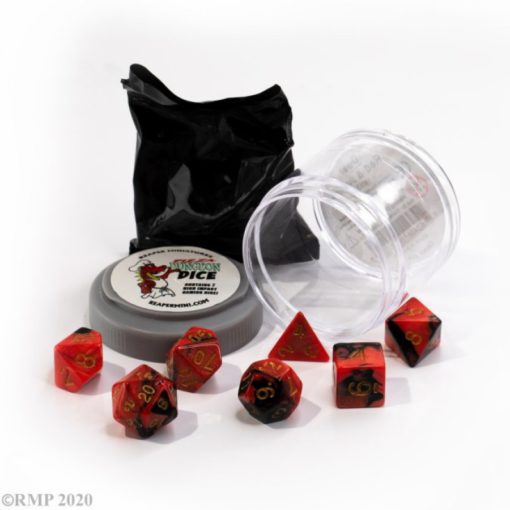 Pizza Dice - Dual Dice - Red & Black