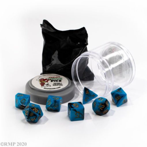 Pizza Dice - Dual Dice - Blue & Black