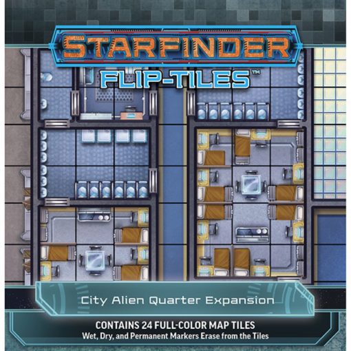 Starfinder RPG: Flip-Tiles- City Alien Quarter Expansion