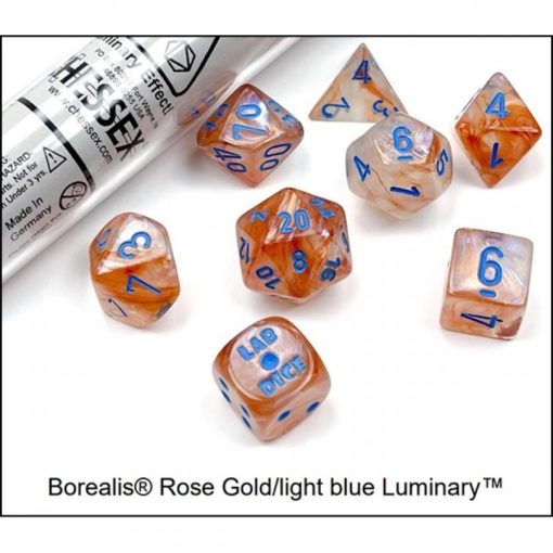 7-Die Set Borealis Luminary: Rose Gold/ Light Blue