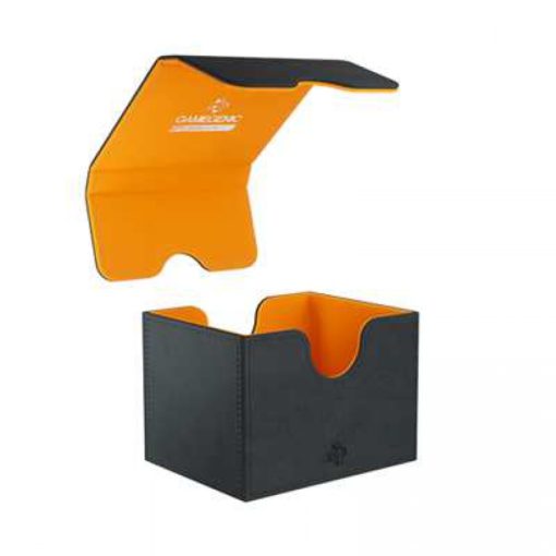 Sidekick 100+ Card Convertible Deck Box: Black/Orange