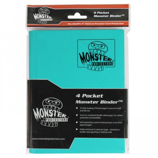 Binder: 4pkt: Monster: Monster: Matte Teal