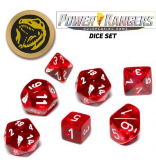 Power Rangers RPG: Game Dice Set - Red