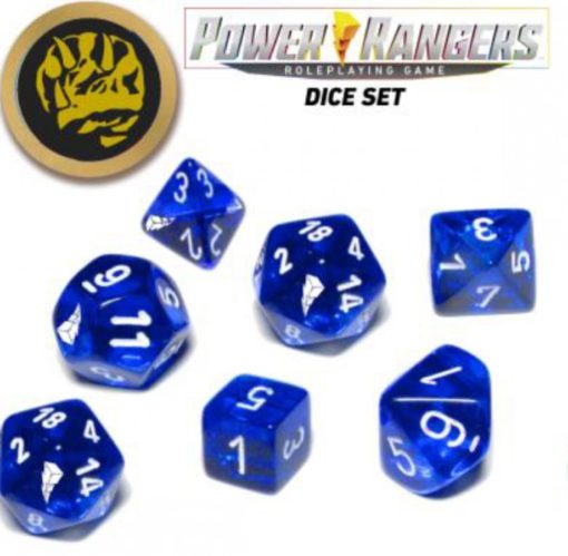 Power Rangers RPG: Game Dice Set - Blue