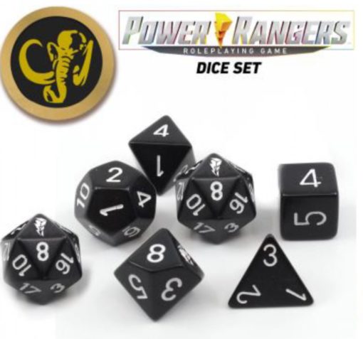 Power Rangers RPG: Game Dice Set - Black