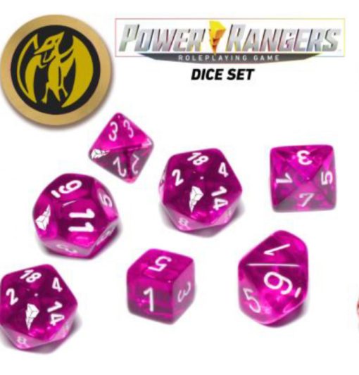 Power Rangers RPG: Game Dice Set - Pink