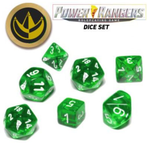 Power Rangers RPG: Game Dice Set - Green