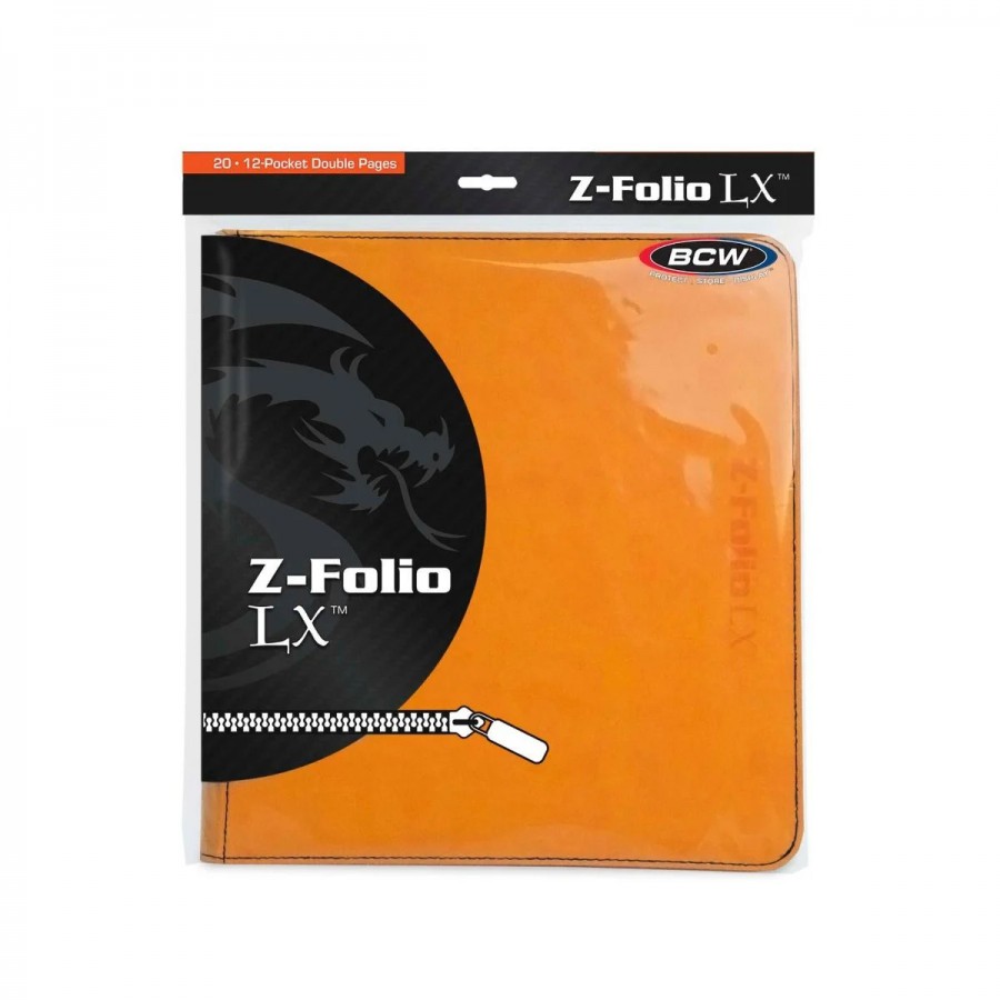 BCW Z-Folio 12-Pocket LX Album - Orange - Image 2