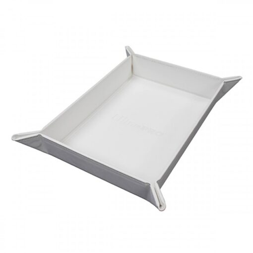 Dice Tray: Vivid Magnetic Foldable- White