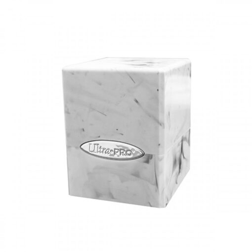 Deckbox: Satin Cube 100+ Marble- Black/White