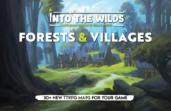Into the Wilds Battlemap Books - Forests & Villages