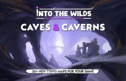 Into the Wilds Battlemap Books - Caves & Caverns