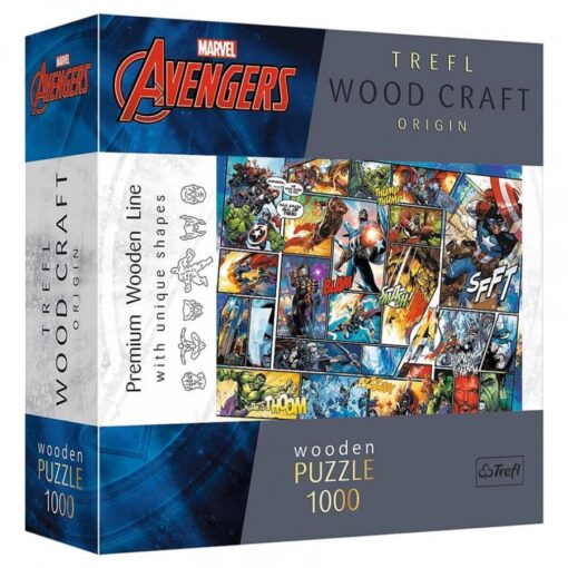 Puzzle: Marvel: Woodcraft: Comic Universe 1000 Piece