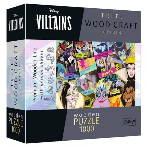 Puzzle: Woodcraft: Disney Villians 1000 Piece