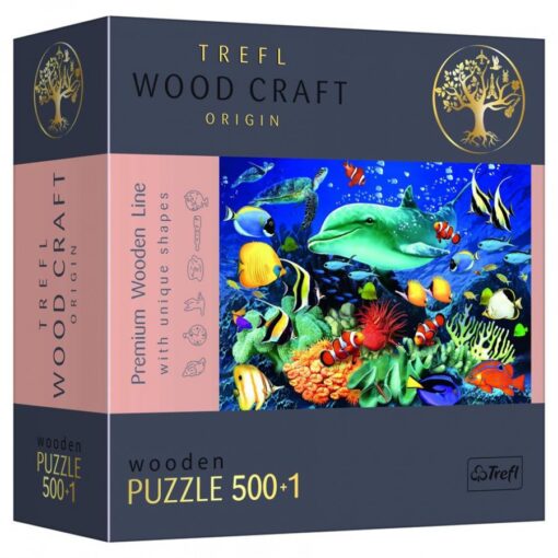 Puzzle: Wood: Sea Life 501pc