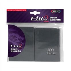 Deck Protectors: Elite2 Deck Guards- Glossy- Cool Gray (100 ct.)