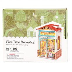 Diy Miniature House Kit: Free Time Bookshop