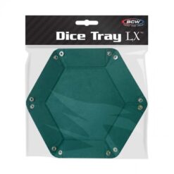 BCW Gaming: Dice Trays LX: Hexagon: Teal