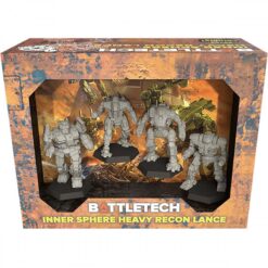 BattleTech: Inner Sphere Heavy Recon Lance Miniatures Pack