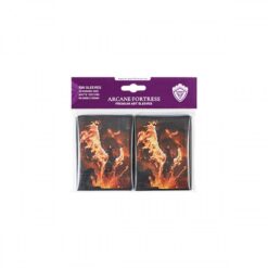 Card Sleeves: Standard- Matte Art- Year of the Dragon- Volcanic Rebirth (100 ct)