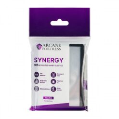 Card Sleeves: Standard- Synergy Inner Sleeves- Pitch Black (105 ct)