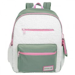Lulu: Full Size Sherpa Backpack: Green
