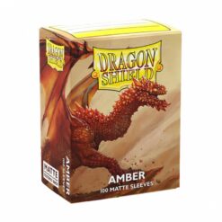 Dragon Shield Sleeves: Standard- Matte Amber (100 ct.)